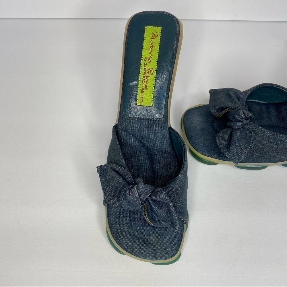 Materia Prima Denim Heels - Picture 2 of 8